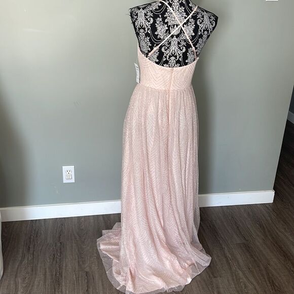 Blush Pink with Sparkle Dress NEW - Picture 3 of 4